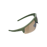 SPORTS GLASSES COMET AMBER FLASH MIRROR MATT OLIVE GREEN
