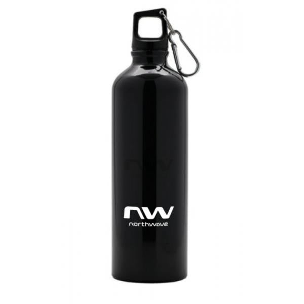 NORTHWAVE ALUMINIUM WATER BOTTLE BLACK