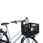 BASIL BICYCLE CRATE MIK 2.0 M 29.5L BLACK RECYCLED LOCKABLE