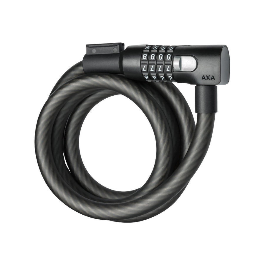 AXA RESOLUTE C15 x 180 CODE BLACK CABLE LOCK CODE