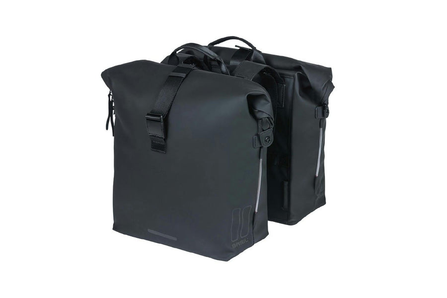 BASIL SOHO DOUBLE BAG NORDLICHT, 41L, NIGHT BLACK