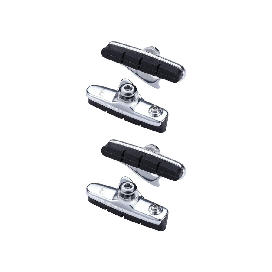 BBS-02. ROAD CARTRIDGE BRAKE PADS SILVER (2PCairs)