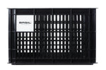 BASIL BICYCLE CRATE M 29.5L BLACK RECYCLED