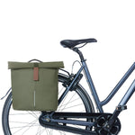 BASIL CITY DOUBLE PANNIER BAG MIK 28-32L MOSS GREEN