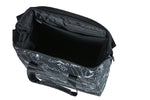 BASIL GRAND FLOWER BICYCLE SHOPPER, 23L, BLACK