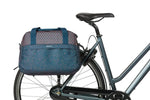 BASIL FLAIR CARRY ALL BICYCLE BAG, 18L, NAVY
