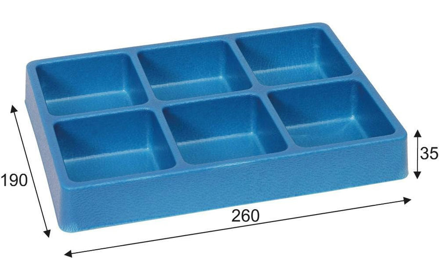 TOOL TRAY W/ 6 COMPARTMENTS
