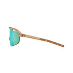 SPORTS GLASSES ARC SMOKE FLUX GREEN MLC LENS W/EXTRA CLEAR LENS ANTIFOG+OLEOPHOBIC