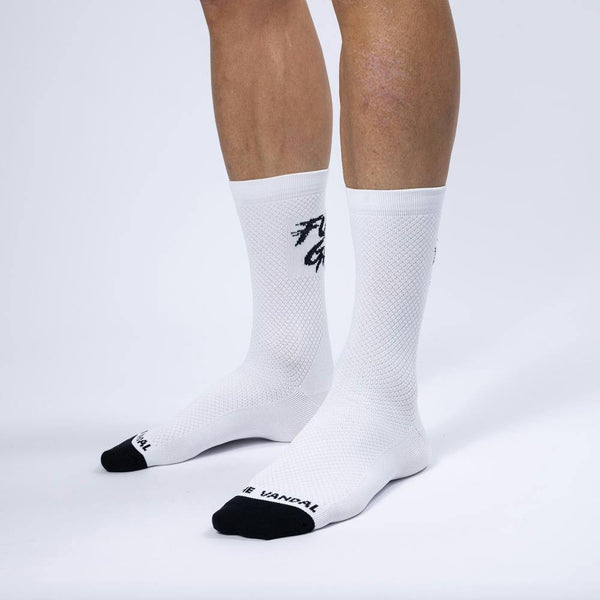 THE VANDAL PERFORMANCE SOCK FULLGAS WHITE 43-48