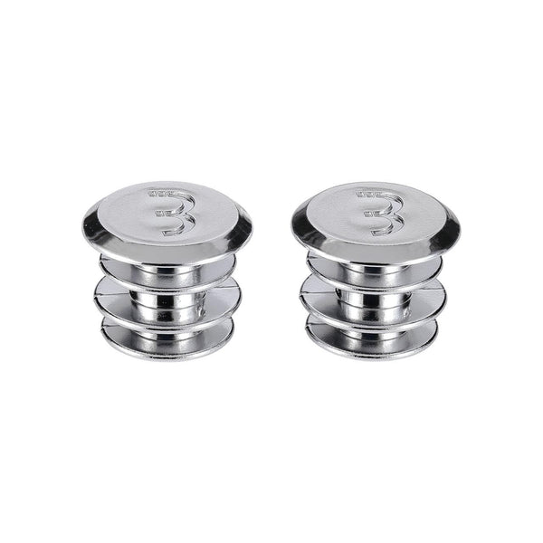 BHT-90s END CAPS SILVER 2PCS