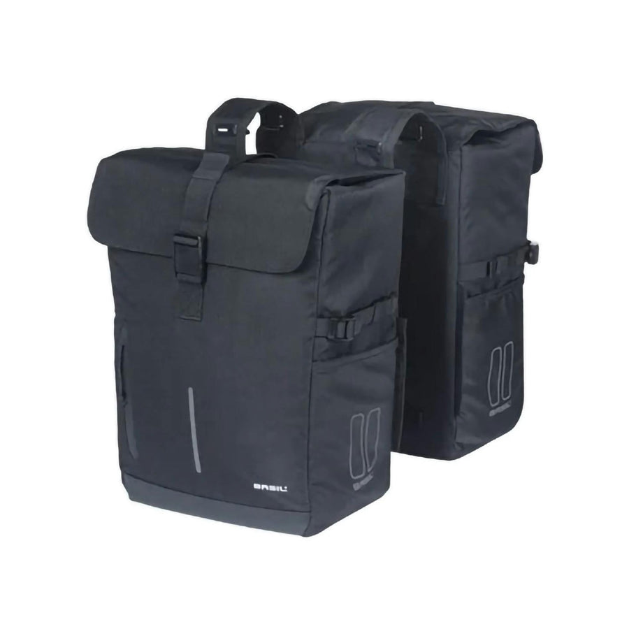 BASIL MOVE DOUBLE BICYCLE BAG 30L BLACK