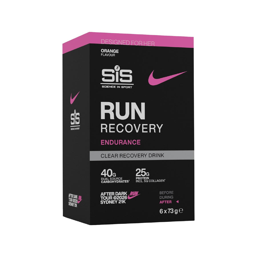 SIS NIKE POWDER RUN RECOVERY ENDURANCE CLEAR ORANGE & MANGO 73G AUS 1X6
