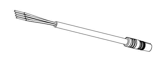 BOSCH POWER SUPPLY CABLE FOR 3RD PARTY APPLICATION, ESHIFT, 200 MM (BCH3620_200)
