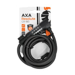 AXA RESOLUTE C8 x 180 CODE BLACK CABLE LOCK CODE