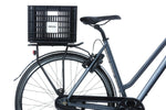 BASIL BICYCLE CRATE M 29.5L BLACK RECYCLED