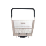 BASIL CENTO MIK 2.0 REAR BASKET, NUDE METALLIC