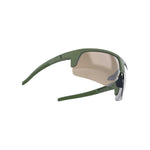SPORTS GLASSES COMET AMBER FLASH MIRROR MATT OLIVE GREEN
