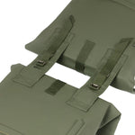 BASIL CITY DOUBLE PANNIER BAG 28-32L MOSS GREEN
