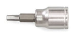 3/8 SOCKET DRIVE HEX BIT 4mm HEX
