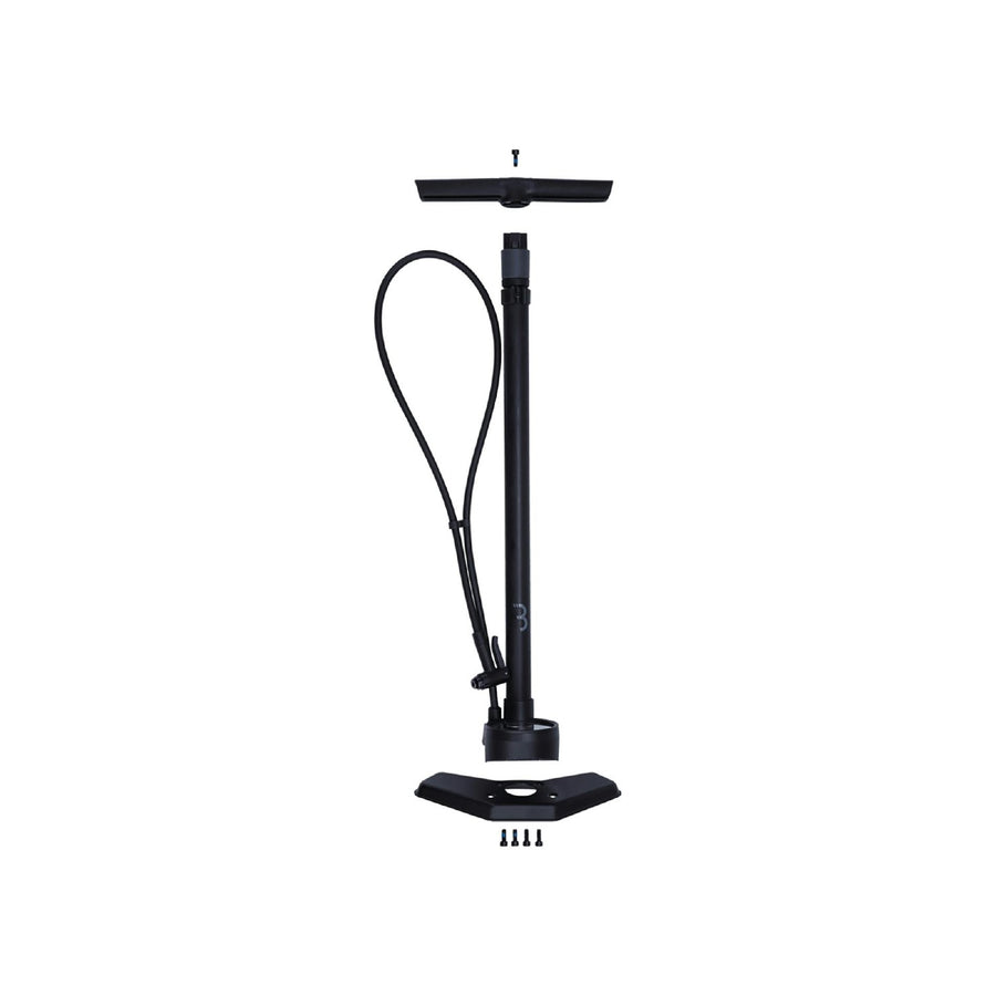 BFP-41 FLOORPUMP AIRSWITCH HP/HV MATT BLACK