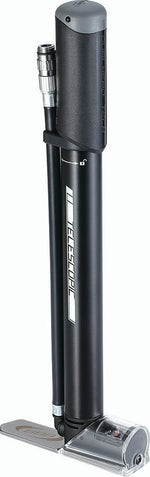 BMP-53 MINIPUMP TRAVELLER TELESCOPIC W/GAUGE BLACK