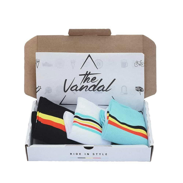 THE VANDAL BELGIAN CYCLING SOCKS GIFTBOX