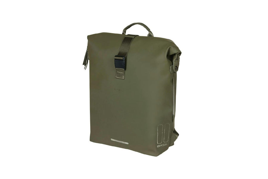BASIL SOHO BACKPACK NORDLICHT, 17L, MOSS GREEN