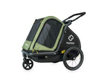 HAMAX PLUTO DOG TRAILER GREEN/BLACK MEDIUM