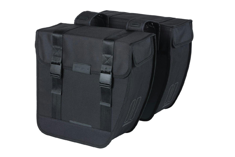 BASIL TOUR XL DOUBLE PANNIER BAG, 35L, BLACK