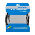 SHIMANO MTB OT-SP41 SHIFT CABLE SET OPTISLICK BLACK 1.2MM X 2100MM W/CAPS