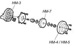 MINOURA RESISTANCE DIAL 3 BOLT FOR HYPERMAG