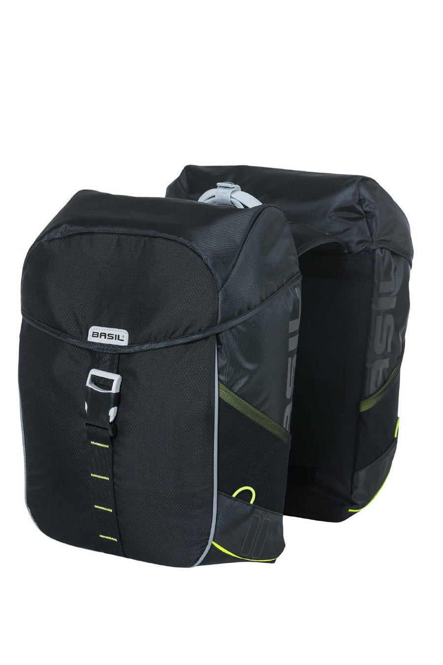 BASIL MILES DOUBLE BAG 34L BLACK LIME