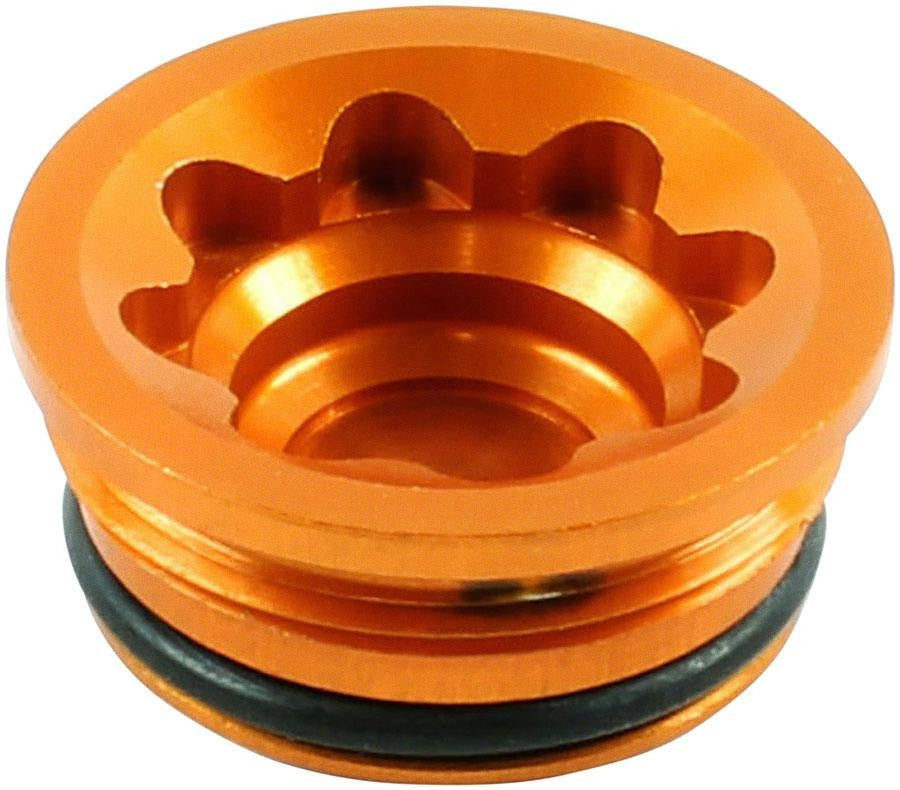 V4 LARGE BORE CAP ORANGE