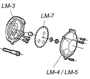 MINOURA ALLOY FLYWHEEL FOR RDA AND BASIC