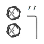 SLW XDIAL KNOB KIT WHITE / BLACK