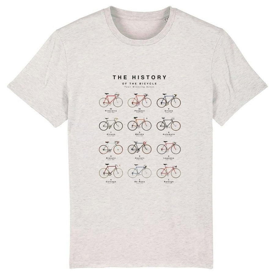 THE VANDAL HISTORY OF THE BICYCLE 2.0 MENS ECO T-SHIRT