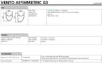 COMPL. REAR LEFT SPOKE FOR VENTO G3 (4 PCS.)