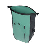 BASIL RIVO L SINGLE BAG TARPAULIN MIK 25-31L SILV GRN BLK