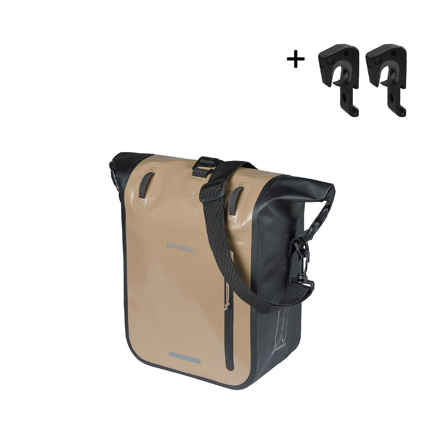 BASIL RIVO M SINGLE BAG TARAPAULIN MIK 12-15L SND BLK