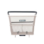 BASIL CENTO MIK 2.0 REAR BASKET, NUDE METALLIC