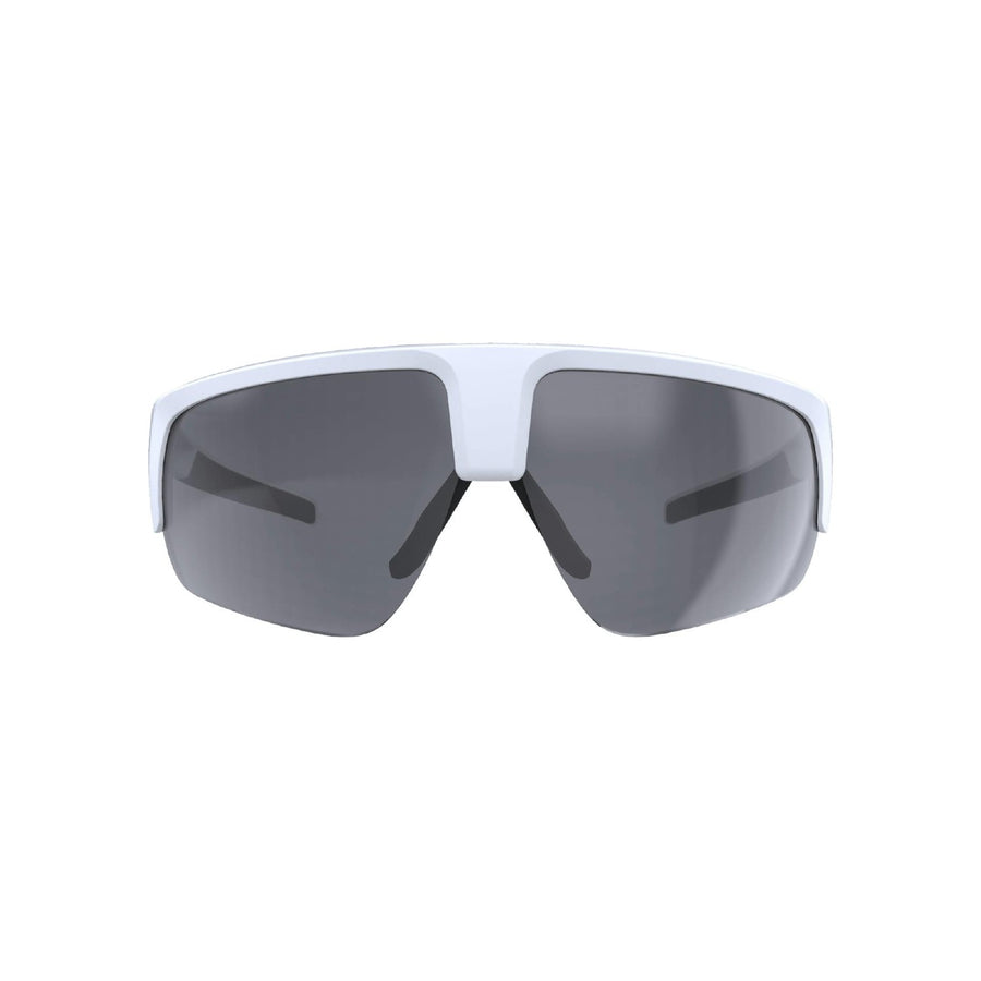 SPORTS GLASSES COMET SMOKE FLASH MIRROR MATT WHITE