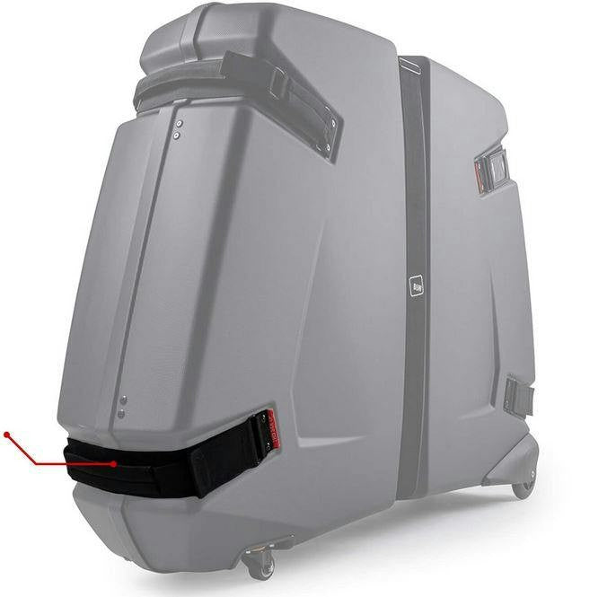 B&W BELT BOTTOM FRONT BIKE BOX II INC. RED TAG – BLACK