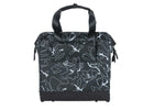 BASIL GRAND FLOWER BICYCLE SHOPPER, 23L, BLACK
