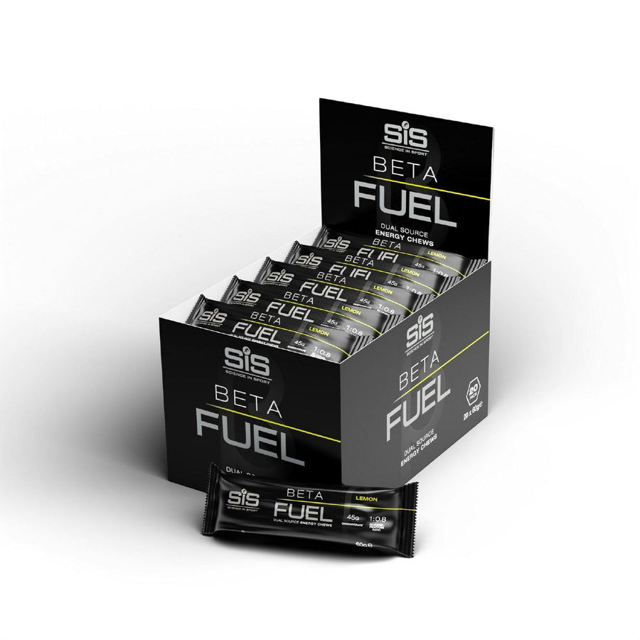 SIS BAR BETA FUEL ENERGY CHEW 20X60GR LEMON
