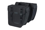 BASIL TOUR DOUBLE PANNIER  BAG, 28L, BLACK