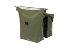 BASIL SOHO DOUBLE BAG NORDLICHT, 41L, MOSS GREEN