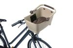 BASIL BUDDY DOG BICYCLE BASKET KF, 32L, BISCOTTI BROWN
