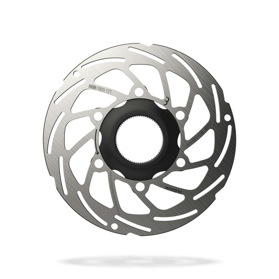 BBS-121-140 DISCBRAKE ROTOR CENTERSTOP SILVR 140MM