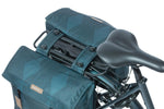 BASIL ELEGANCE DOUBLE PANNIER BAG MIK, 40-49L, ESTATE BLUE