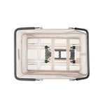 BASIL CENTO MIK 2.0 REAR BASKET, NUDE METALLIC